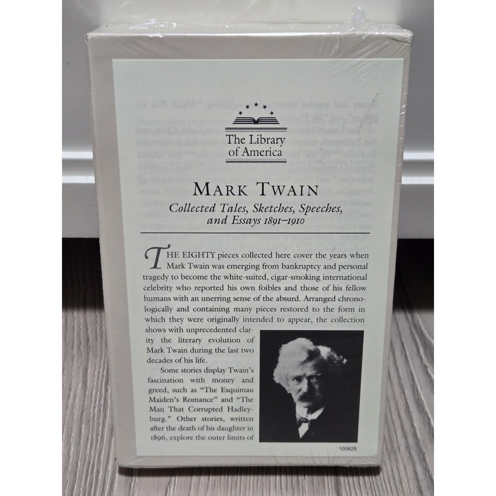 Mark Twain: Collected Tales Sketches Speeches & Essays Library of America Sealed